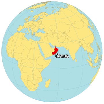 Oman World Map