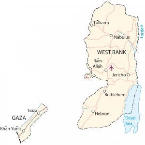 State of Palestine Map