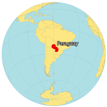 Paraguay World Map