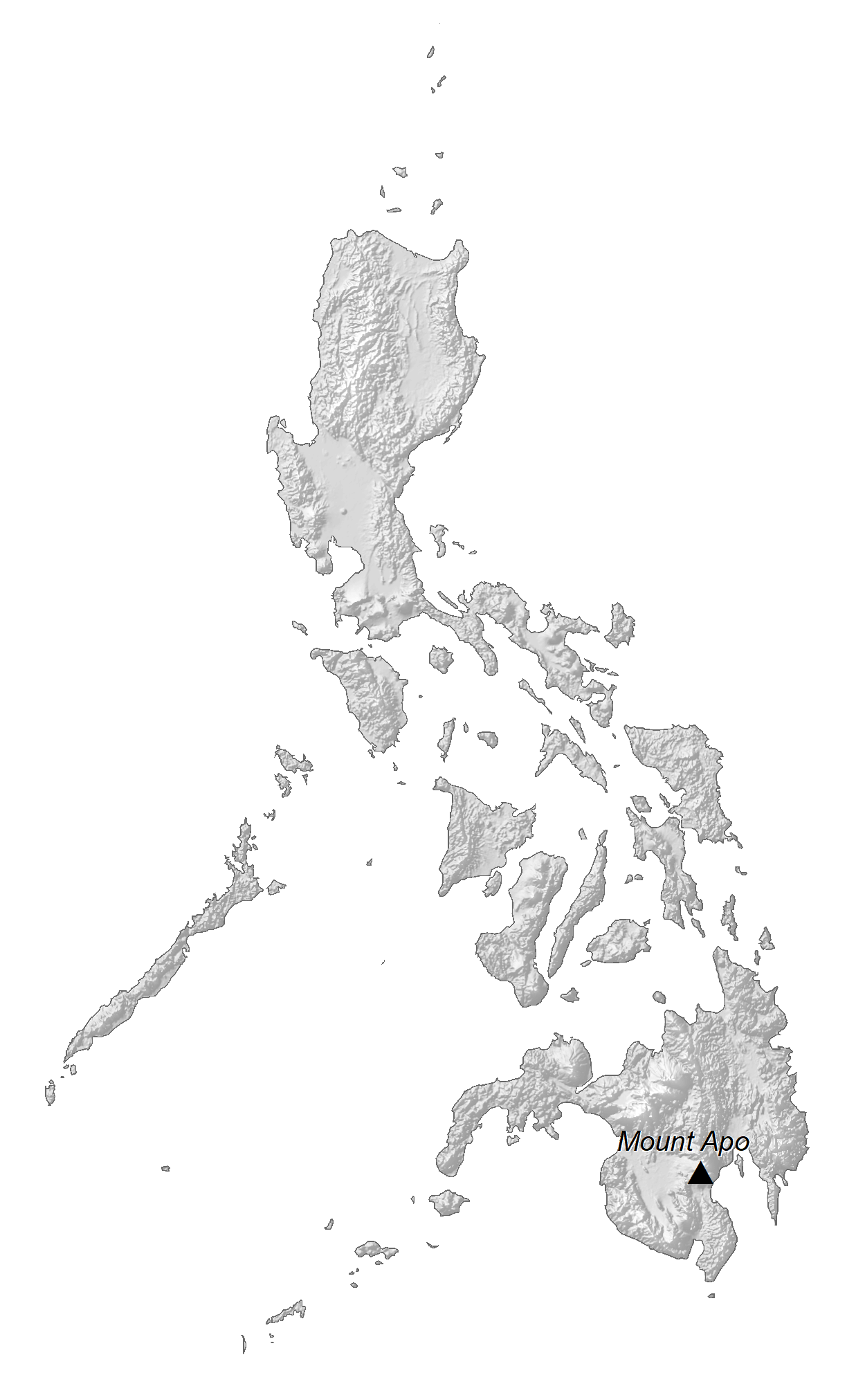 Philippines Elevation Map