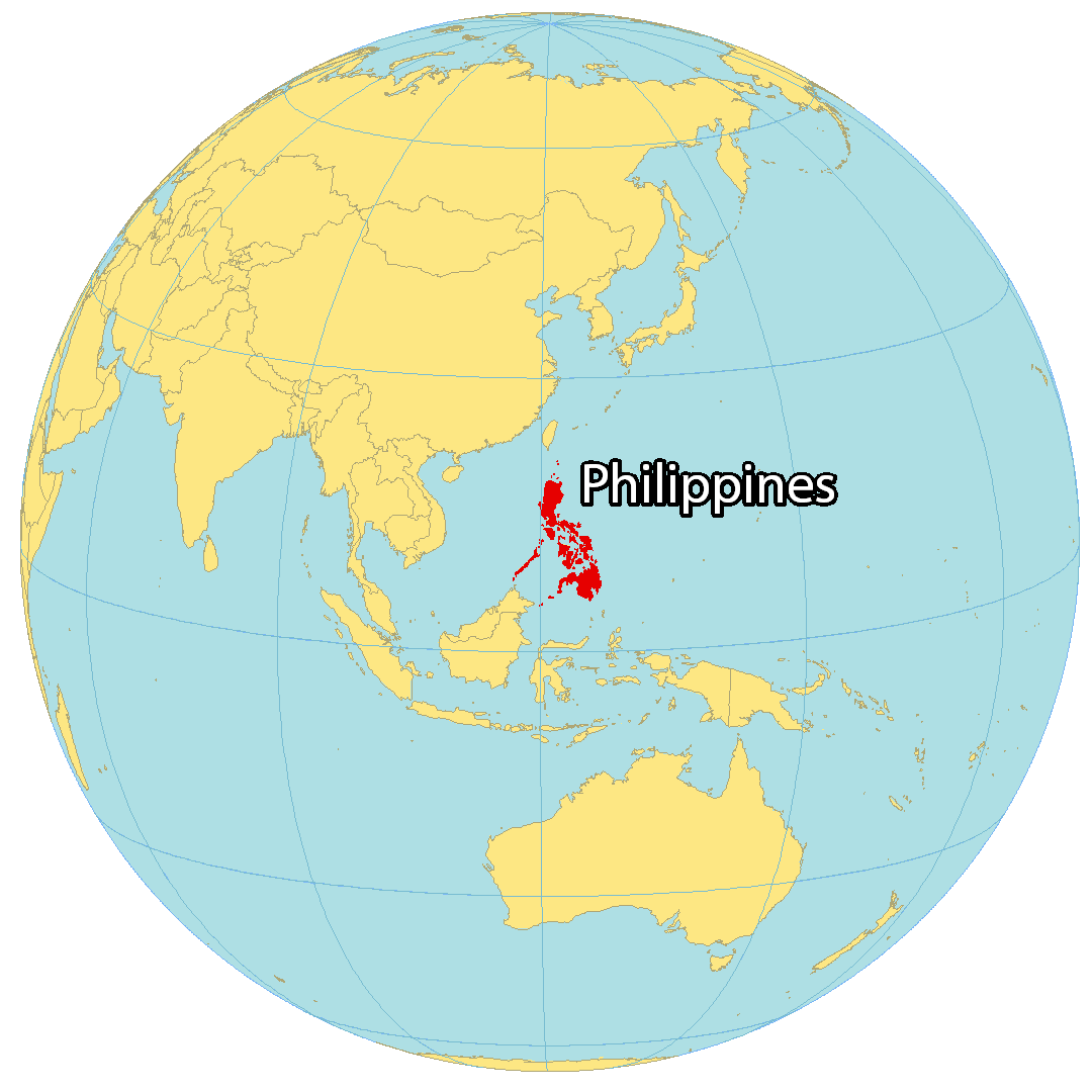 Philippines World Map 
