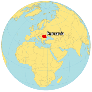 Romania World Map