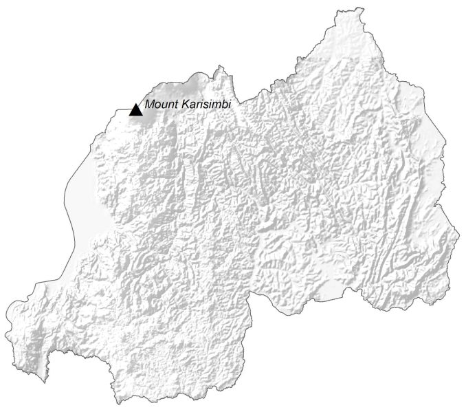 Rwanda Elevation Map