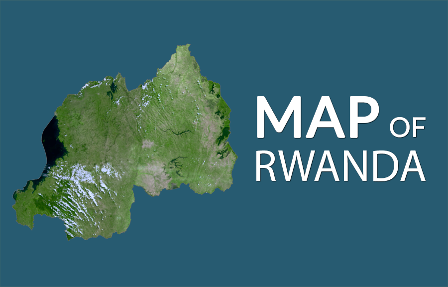 Rwanda Satellite Map