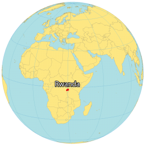 Rwanda World Map