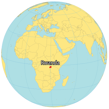 Rwanda World Map