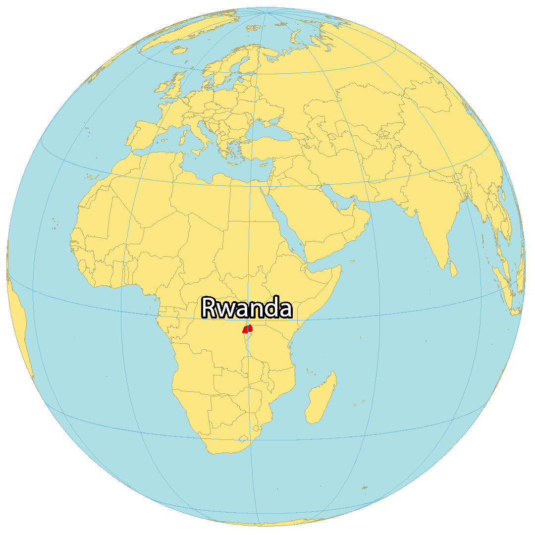Where Is Rwanda On The World Map - United States Map