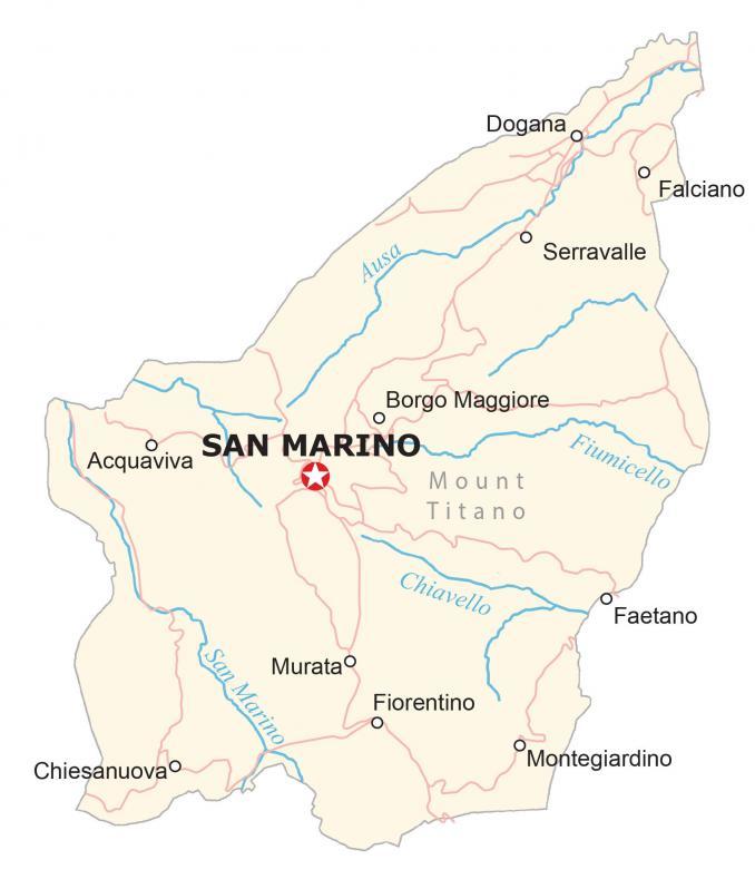 San Marino Map