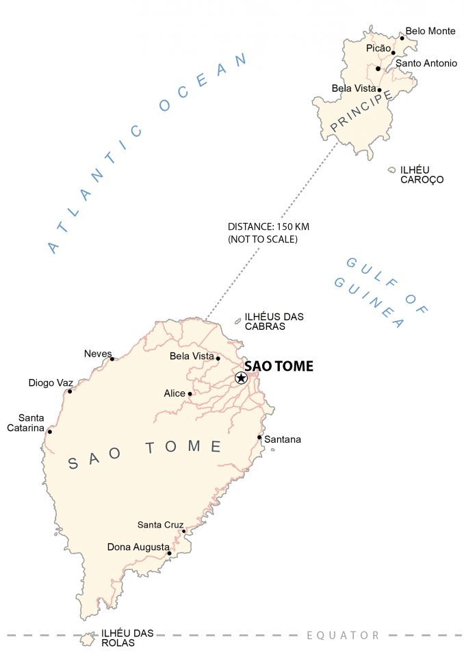 Sao Tome Principe Map
