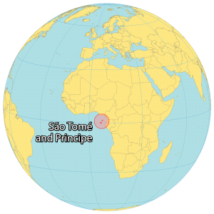 Sao Tome Principe World Map
