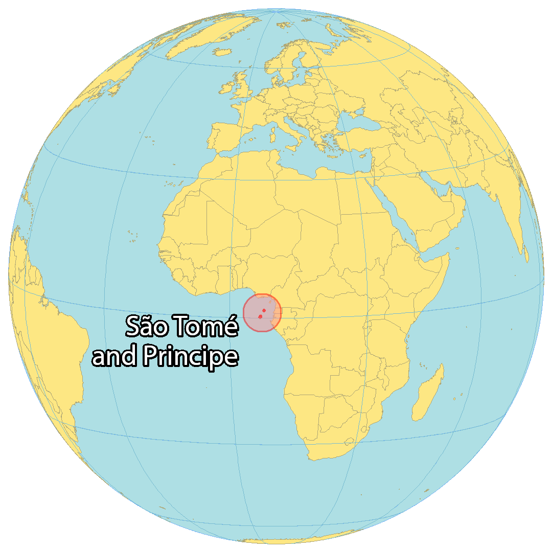 Sao Tome And Principe Map Sao Tome And Principe Map - Gis Geography