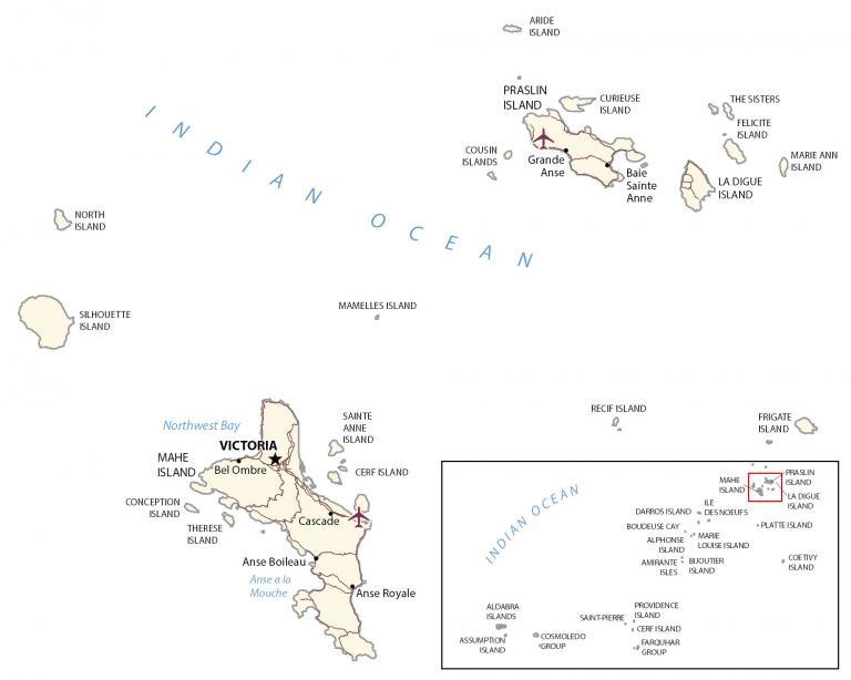 Seychelles Map