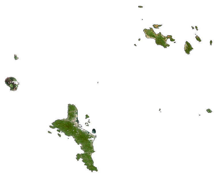 Seychelles Satellite Map