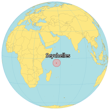 Seychelles World Map