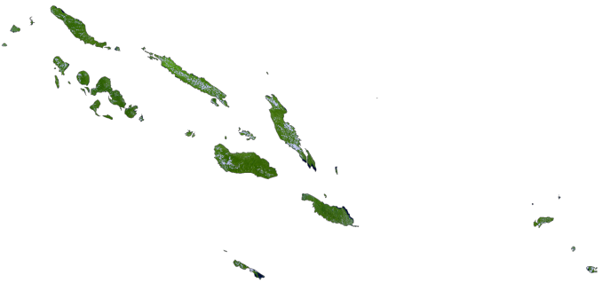 Solomon Islands Satellite Map