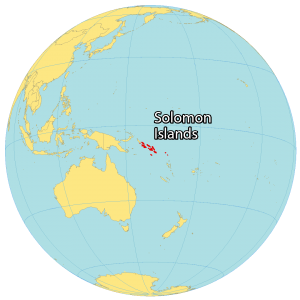 guadalcanal world map