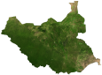 South Sudan Satellite Map