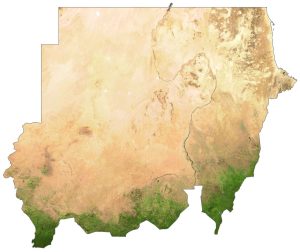 Sudan Satellite Map