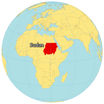 Sudan World Map