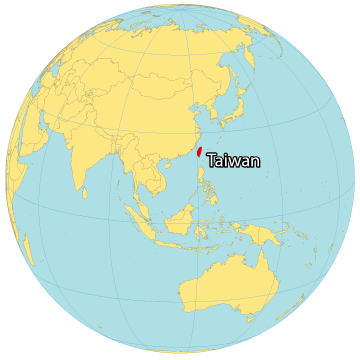Taiwan World Map