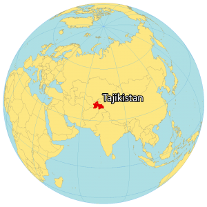 Tajikistan World Map