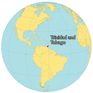 Trinidad and Tobago World Map