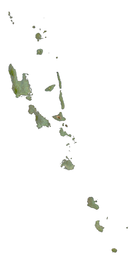 Vanuatu Satellite Map