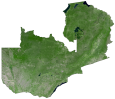 Zambia Satellite Map