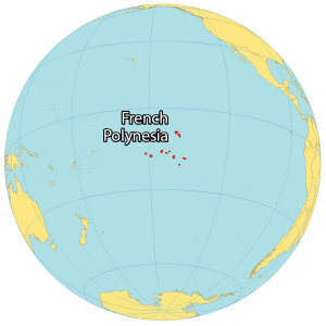 French Polynesia World Map
