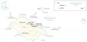 Pitcairn Island Map