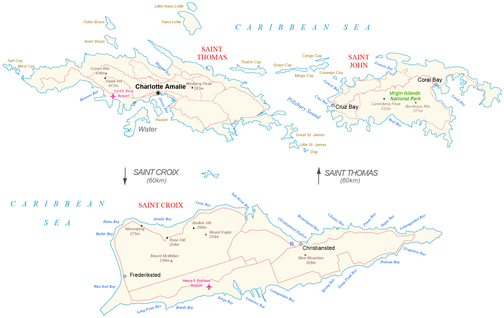 us virgin islands documents to travel