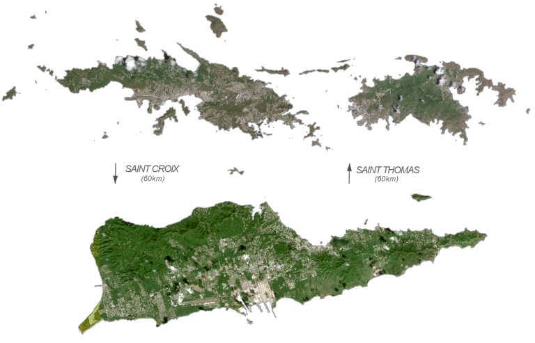 mapa de st croix usvi