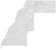 Western Sahara Physical Map