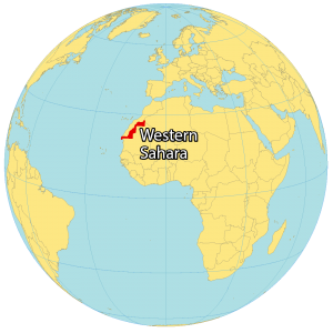 Western Sahara World Map