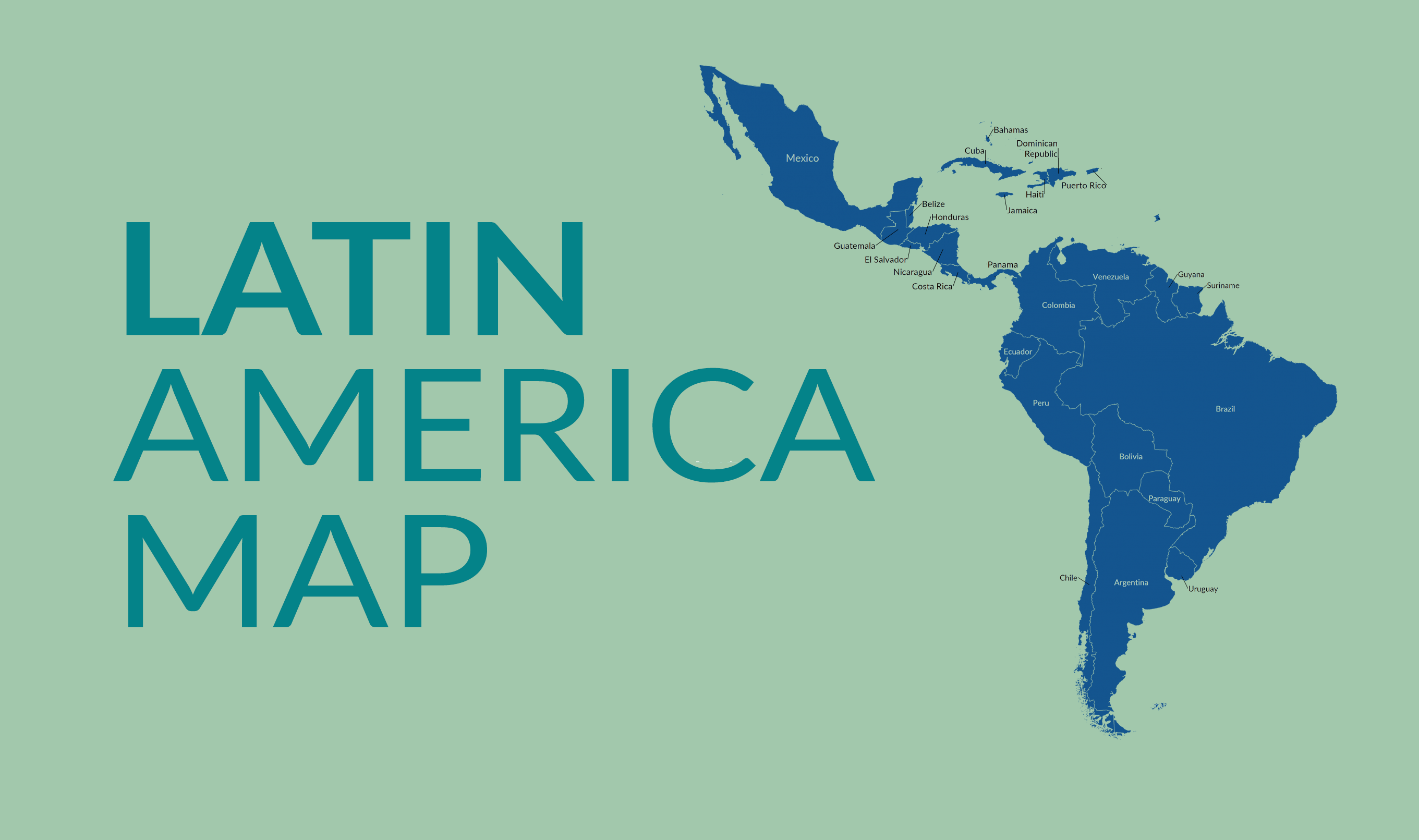 Latin America Map - GIS Geography