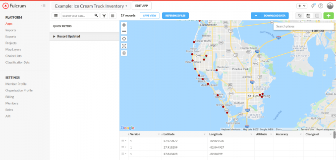 Fulcrum Dashboard