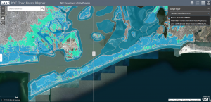 Web App Builder NYC Flood Hazard Mapper