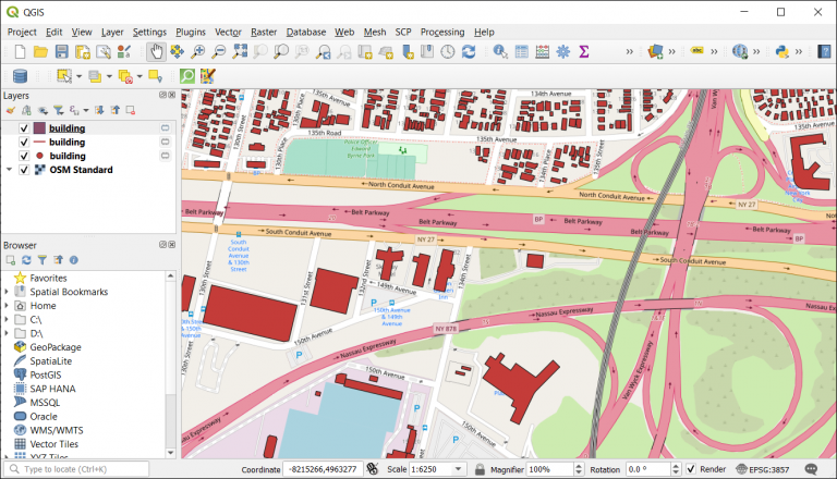 QuickOSM Buildings