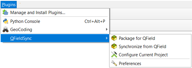 Plugins QFieldSync