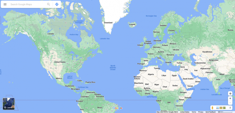 Web Mercator Projection Google Maps