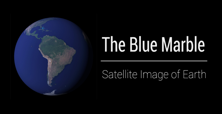 Satellite Image of Earth – Blue Marble (NASA)