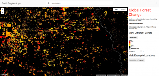 GEE Global Forest Change App