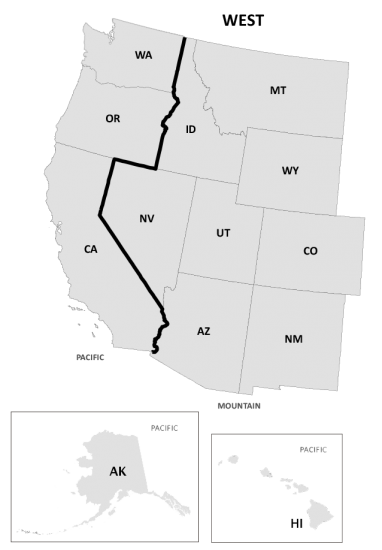 REGIONS MAP