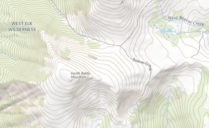 Example of a small-scale map.