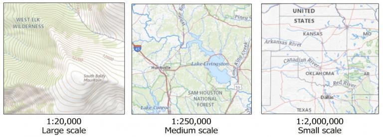 Large and Small Scale Maps 