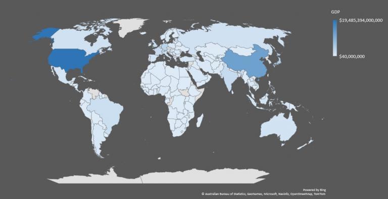 Microsoft Excel Map Layout