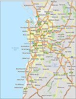 Adelaide Map Australia