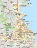 Brisbane Map Australia
