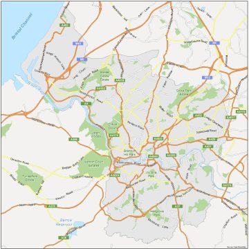 Bristol Road Map 360x360 