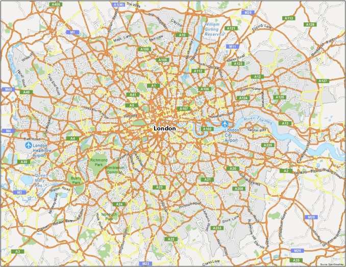 London Road Map 678x524 